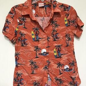 Marvel Spider-Man Hawaiian Young men's Shirt Size L